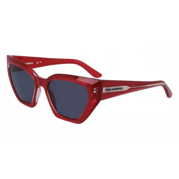 KARL LAGERFELD KL6145S-600 Sieviešu kaķacs formas saulesbrilles Havana Brūns gradients 54mm