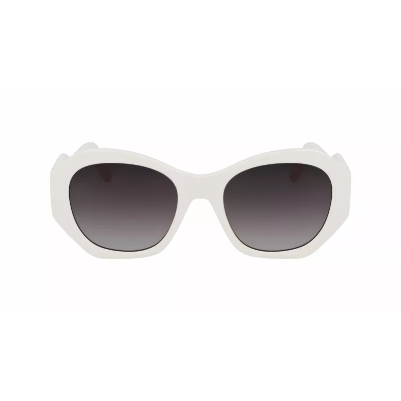 KARL LAGERFELD KL6146S-105 Sieviešu saulesbrilles Havana Acetāts Kvadrātveida rāmis Brūnas gradienta lēcas 54mm