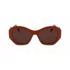 KARL LAGERFELD KL6146S-200 Sieviešu kvadrātveida saulesbrilles Havana Acetāts Brūns gradients lēcas 54mm