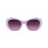 KARL LAGERFELD KL6146S-516 Sieviešu kvadrātveida saulesbrilles - Melns rāmis, pelēki gradienta lēcas 54/20/140 mm