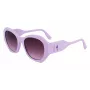 KARL LAGERFELD KL6146S-516 Sieviešu kvadrātveida saulesbrilles - Melns rāmis, pelēki gradienta lēcas 54/20/140 mm