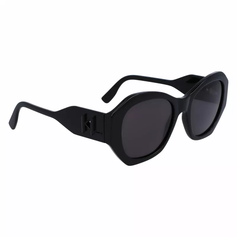 KARL LAGERFELD KL6146SN-1 Sieviešu saulesbrilles - Kvadrātveida kaķacs formas acetāta rāmis - UV400 aizsardzība - 54 mm lēcas