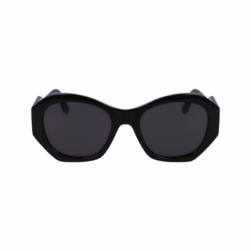 KARL LAGERFELD KL6146SN-1 Sieviešu saulesbrilles - Kvadrātveida kaķacs formas acetāta rāmis - UV400 aizsardzība - 54 mm lēcas