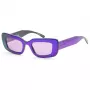 KARL LAGERFELD KL6164S-500 Sieviešu kvadrātveida acetāta saulesbrilles - Melna/Pelēka 50mm