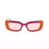 KARL LAGERFELD KL6164S-602 Sieviešu kaķacs formas saulesbrilles Havana brūns gradients 50mm