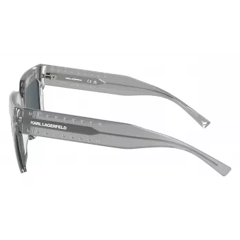 KARL LAGERFELD KL6181S551900 Sieviešu kaķacs formas saulesbrilles Melnas Pelēks gradients 55/19/140 mm
