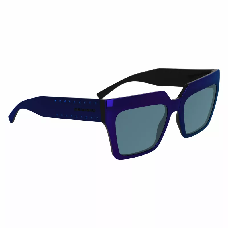 KARL LAGERFELD KL6181SN-400 Sieviešu kaķacs formas saulesbrilles zils gradients