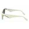 KARL LAGERFELD KL6185S591410 Sieviešu tauriņveida saulesbrilles Melna/Pelēka 59mm