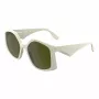KARL LAGERFELD KL6208S-105 Sieviešu saulesbrilles - Melns acetāta rāmis, Pelēkas polikarbonāta lēcas, 55mm