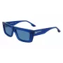 KARL LAGERFELD KLJ6147S Unisex Saulesbrilles - Melns Rāmis Pelēkas Lēcas 56/15/145 mm