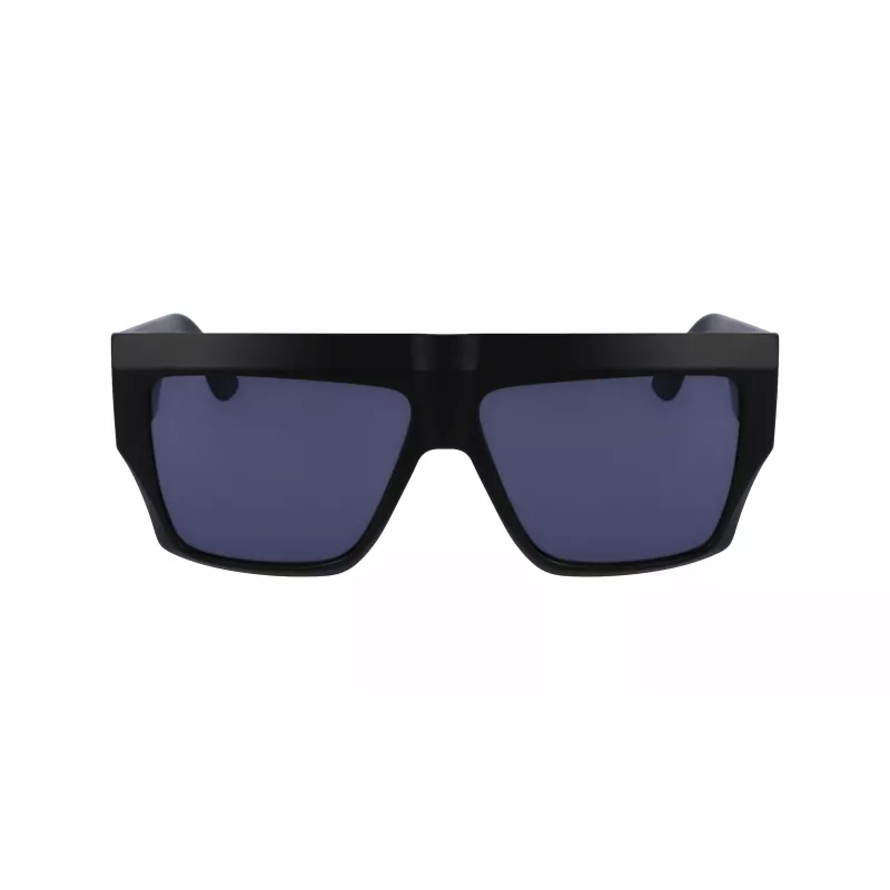 KARL LAGERFELD KLJ6148S-002 Unisex Square Sunglasses Black Acetate Frame Grey Lens 57mm