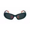 KARL LAGERFELD KLJ6200S Unisex saulesbrilles - Melns rāmis, pelēkas lēcas 57mm