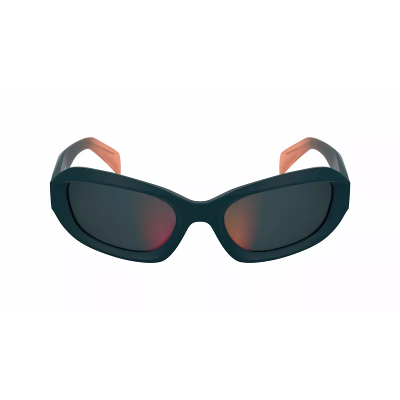 KARL LAGERFELD KLJ6200S Unisex saulesbrilles - Melns rāmis, pelēkas lēcas 57mm