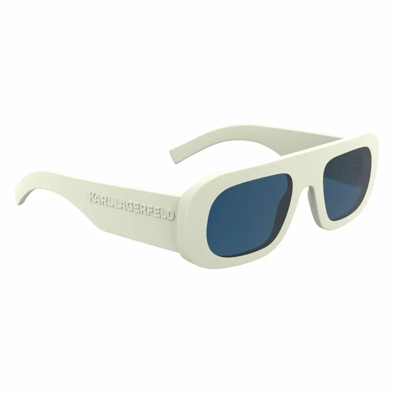 KARL LAGERFELD MAN KL6188S-105 Saulesbrilles - Spīdīgi melna, pelēka lēca, 52/22/145 mm