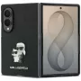 Karl Lagerfeld PU Saffiano Karl un Choupette maciņš Samsung Galaxy Z Fold8 melns