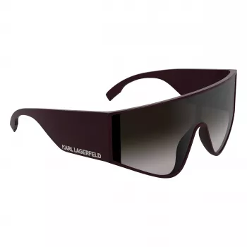 Karl Lagerfeld Unisex kvadrātveida saulesbrilles KL6209S-601 melnas/pelēkas 65-19-140