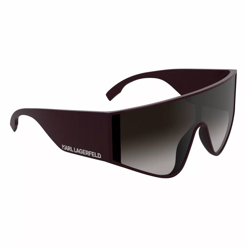 Karl Lagerfeld Unisex kvadrātveida saulesbrilles KL6209S-601 melnas/pelēkas 65-19-140