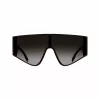Karl Lagerfeld Unisex kvadrātveida saulesbrilles KL6209S-601 melnas/pelēkas 65-19-140