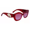 KARL LAGERFELD Sieviešu kvadrātveida acetāta saulesbrilles KL6127S 521862 52/18/140 mm