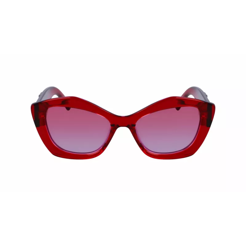 KARL LAGERFELD Sieviešu kvadrātveida acetāta saulesbrilles KL6127S 521862 52/18/140 mm