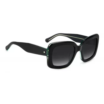 KATE SPADE Bellamy Sieviešu saulesbrilles - Tumši Havana rāmis, Brūnas gradienta lēcas - 52mm