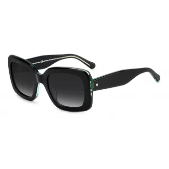 KATE SPADE Bellamy Sieviešu saulesbrilles - Tumši Havana rāmis, Brūnas gradienta lēcas - 52mm
