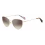 Kate Spade Hailey sieviešu saulesbrilles Havana brūns gradients 55mm