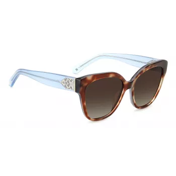 KATE SPADE SAVANNAGSIPRF Sieviešu saulesbrilles - Havanas acetāta rāmis, brūnas gradienta lēcas, 57/17/140 mm