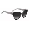 Kate Spade Savannah GS807F Sieviešu saulesbrilles - Tumši Havana acetāta rāmis ar brūniem gradienta lēcām 57/17/140 mm