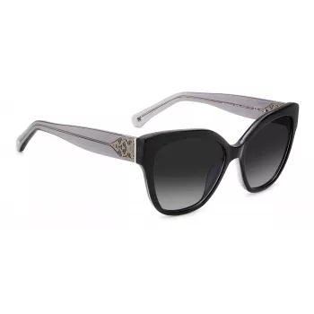 Kate Spade Savannah GS807F Sieviešu saulesbrilles - Tumši Havana acetāta rāmis ar brūniem gradienta lēcām 57/17/140 mm