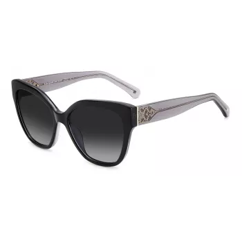 Kate Spade Savannah GS807F Sieviešu saulesbrilles - Tumši Havana acetāta rāmis ar brūniem gradienta lēcām 57/17/140 mm