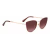 Kate Spade Staci Cat Eye Saulesbrilles Havana Brūns Gradients 56mm