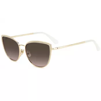 KATE SPADE Staci Sieviešu Kvadrātveida Saulesbrilles Melnas Pelēks Gradients 56mm