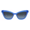 KATE SPADE Sieviešu Amelie kvadrātveida saulesbrilles - Melns rāmis, pelēki gradienta lēcas 54mm