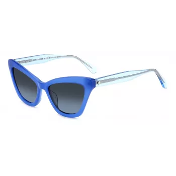 KATE SPADE Sieviešu Amelie kvadrātveida saulesbrilles - Melns rāmis, pelēki gradienta lēcas 54mm