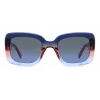 KATE SPADE Sieviešu Bellamy Square Acetāta Saulesbrilles Havana Brūns Gradients 52mm