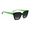Kate Spade Sieviešu CAMRYNS7ZJF09 Kvadrātveida Acetāta Saulesbrilles ar Pelēkām Gradienta Lēcām