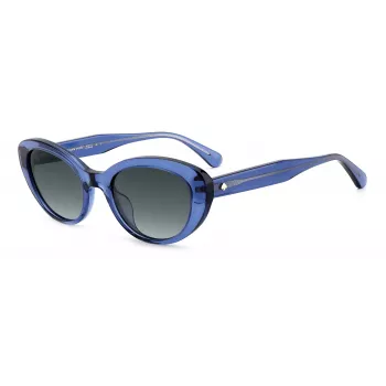 Kate Spade Sieviešu Crystal-S-PJP Saulesbrilles - Caurspīdīgs rāmis, Pelēkas polarizētas lēcas 51/21/140 mm