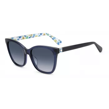 KATE SPADE Sieviešu Desi Saulesbrilles - Polarizēts Acetāta Rāmis - Lēca 55mm - Melna/Pelēka