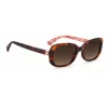 KATE SPADE Sieviešu Dionna kaķacs formas saulesbrilles - Melns acetāta rāmis ar pelēkām gradienta lēcām - 52/17/140 mm