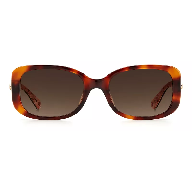 KATE SPADE Sieviešu Dionna kaķacs formas saulesbrilles - Melns acetāta rāmis ar pelēkām gradienta lēcām - 52/17/140 mm