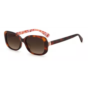 KATE SPADE Sieviešu Dionna kaķacs formas saulesbrilles - Melns acetāta rāmis ar pelēkām gradienta lēcām - 52/17/140 mm