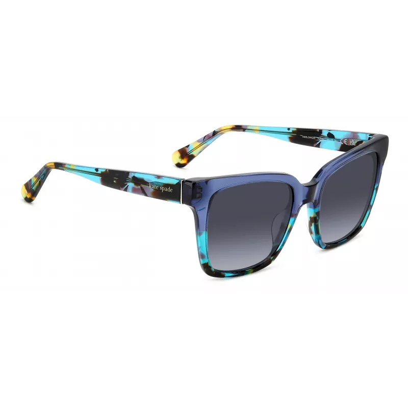 KATE SPADE Sieviešu HarlowG/S kvadrātveida saulesbrilles - Rozā brūns gradients - 55/17/140 mm