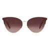 KATE SPADE Sieviešu Izara kaķacs formas saulesbrilles - Melns acetāta rāmis ar pelēku gradienta lēcu - 57/17/140 mm