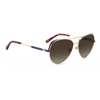 KATE SPADE Sieviešu KATALINAGSLKS Tauriņveida saulesbrilles Tumši Havana Pelēks Gradients 59mm