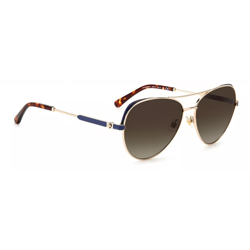 KATE SPADE Sieviešu KATALINAGSLKS Tauriņveida saulesbrilles Tumši Havana Pelēks Gradients 59mm