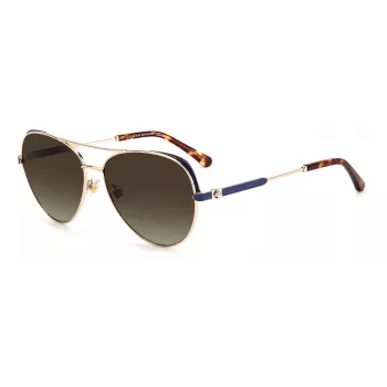 KATE SPADE Sieviešu KATALINAGSLKS Tauriņveida saulesbrilles Tumši Havana Pelēks Gradients 59mm