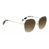 KATE SPADE Sieviešu saulesbrilles KENNAGSLKSF7H - Melns rāmis, pelēki gradienta lēcas 57/17/140 mm