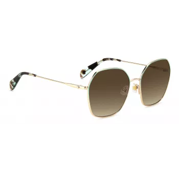 KATE SPADE Sieviešu saulesbrilles KENNAGSLKSF7H - Melns rāmis, pelēki gradienta lēcas 57/17/140 mm