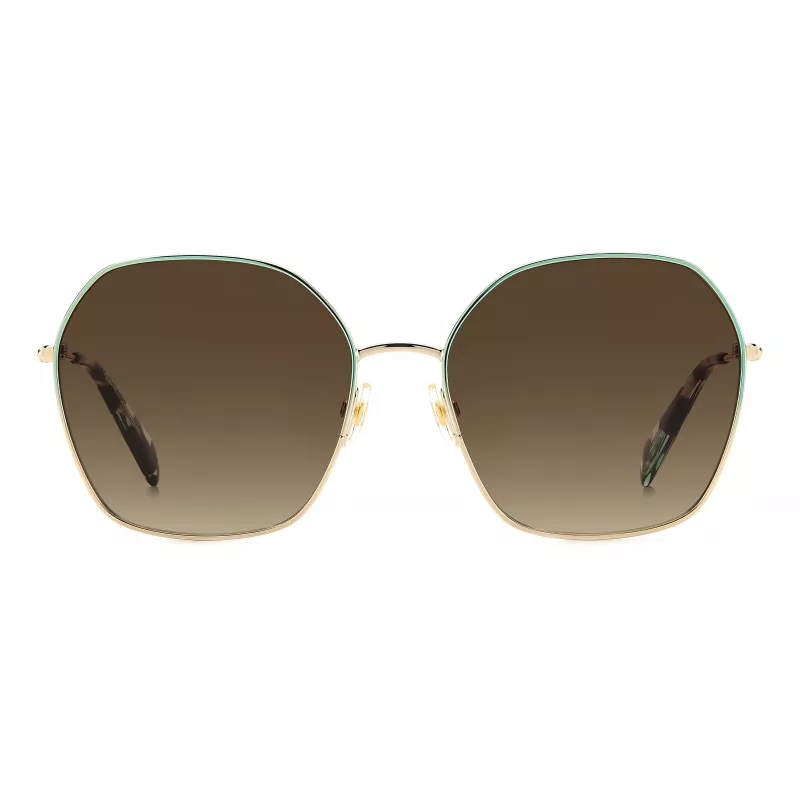 KATE SPADE Sieviešu saulesbrilles KENNAGSLKSF7H - Melns rāmis, pelēki gradienta lēcas 57/17/140 mm